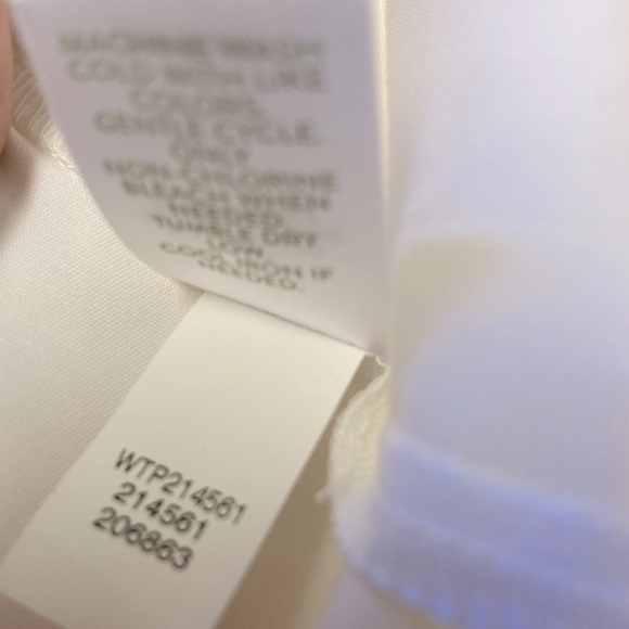 J Jill White Shirt Collection Long Sleeve Tunic Top Size Small - Picture 14 of 14